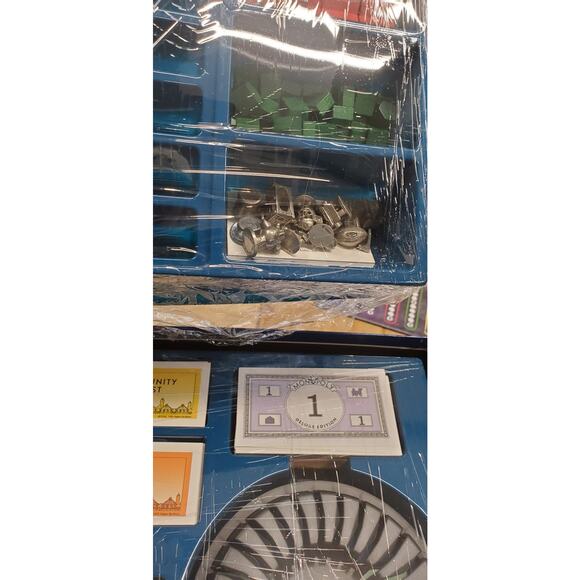 VTG Monopoly Deluxe Edition 1995 with Pewter Tokens (Rare) PRE-OWNED & COMPLETE - Picture 6 of 11